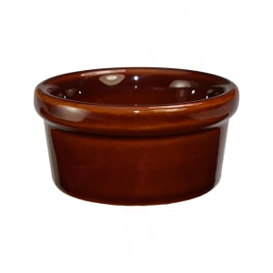 129-RAM35C 3 1/2 oz Ramekin - Ceramic, Caramel