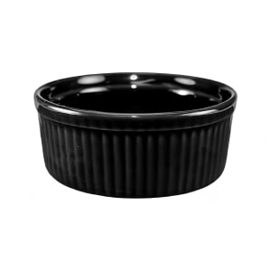 129-RAMF8B 6 oz Cancun™ Ramekin - Ceramic, Black