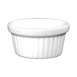 129-RAMF2EW 2 oz Ramekin - Porcelain, European White