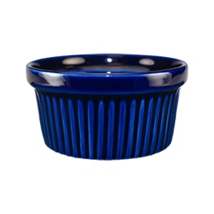 129-RAMF4CB 4 oz Cancun™ Ramekin - Ceramic, Cobalt Blue