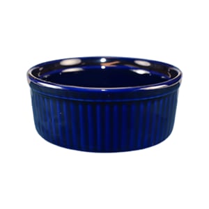 129-RAMF8CB 6 oz Cancun™ Ramekin - Ceramic, Cobalt Blue