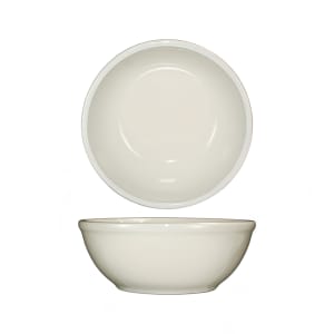 129-RO18 16 oz Round Roma™ Oatmeal/Nappie Bowl - Ceramic, American White