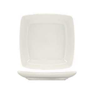 129-RO11S 11" Square Roma™ Plate - Ceramic, American White