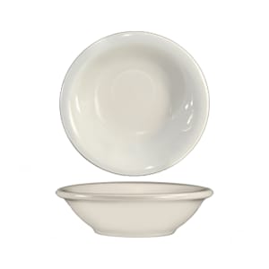 129-RO32 4 oz Round Roma™ Fruit Bowl - Ceramic, American White