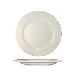 129-RO7 7 1/8" Round Roma™ Plate - Ceramic, American White