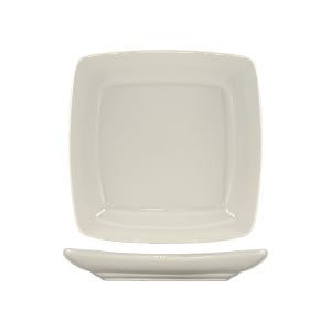 129-RO9S 9" Square Roma™ Plate - Ceramic, American White