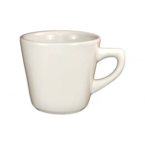 129-RO1 7 oz Roma™ Cup - Ceramic, American White