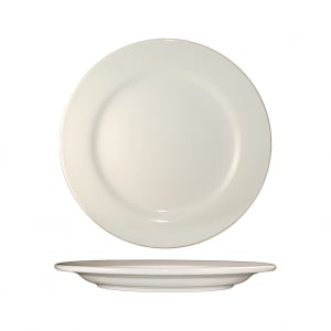 129-RO20 11" Round Roma™ Plate - Ceramic, American White