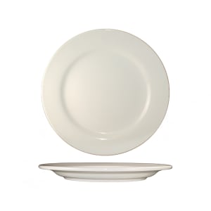 129-RO31 6 1/4" Round Roma™ Plate - Ceramic, American White