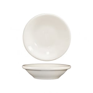129-RO11 5 oz Round Roma™ Fruit Bowl - Ceramic, American White