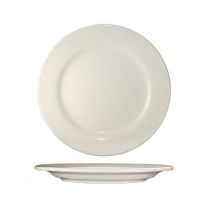 129-RO6 6 5/8" Round Roma™ Plate - Ceramic, American White