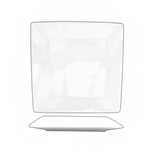 129-SP5 5" Square Slope™ Plate - Porcelain, Bright White