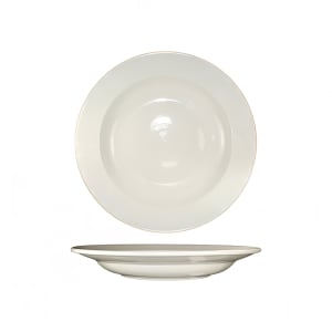 129-RO115 20 oz Round Roma™ Pasta Bowl - Ceramic, American White