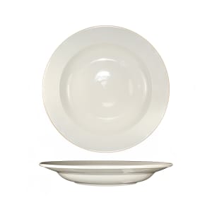 129-RO120 18 oz Round Roma™ Pasta Bowl - Ceramic, American White
