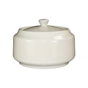 129-RO61 14 oz Roma™ Sugar Container - Ceramic, American White