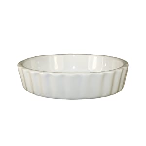 129-SOFR55AW 8 oz Round Crème Brulee Dish - Ceramic, American White