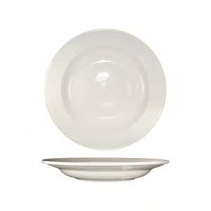 129-RO105 22 oz Round Roma™ Pasta Bowl - Ceramic, American White