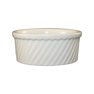 129-SOFS20AW 21 oz Round Soufflé Dish - Ceramic, American White