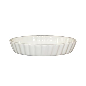 129-SOFO65AW 7 oz Oval Crème Brulee Dish - Ceramic, American White