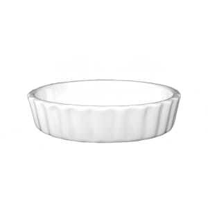 129-SOFR5EW 5 oz Round Soufflé Dish - Porcelain, European White