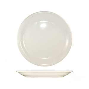 129-VA7 7 1/4" Round Valencia™ Plate - Ceramic, American White
