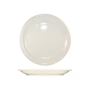 129-VA8 9" Round Valencia™ Plate - Ceramic, American White
