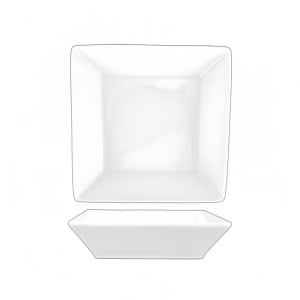129-SP66 16 oz Square Slope™ Bowl - Porcelain, Bright White