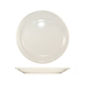 129-VA9 9 1/2" Round Valencia™ Plate - Ceramic, American White