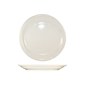129-VA22 8 1/8" Round Valencia™ Plate - Ceramic, American White