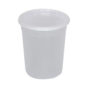 129-TGPC32 32 oz Plastic Deli Container w/Lid