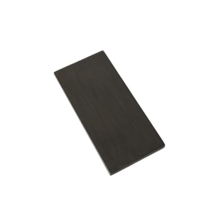 166-MWP18 17 3/4" x 8 3/4" Rectangular Upton Platter - Mango Wood, Espresso