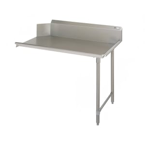 416-JDTC2048R 48" Clean Dishtable w/ 16 ga Stainless Legs, R to L