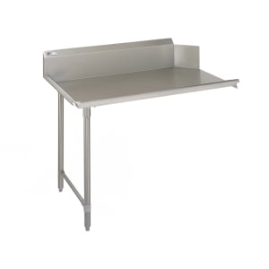 416-JDTC2060L 60" Clean Dishtable - Stainless Steel, 30"L x 44"H, R to L 
