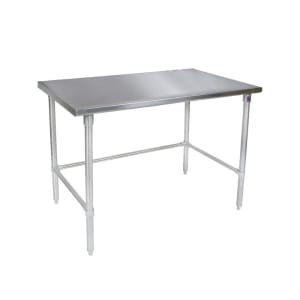 416-ST42460GBK 60" 14 ga Work Table w/ Open Base & 300 Series Stainless Flat Top
