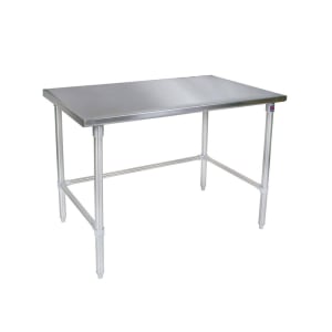 416-ST63696GBK 96" 16 ga Work Table w/ 300 Series Stainless Flat Top