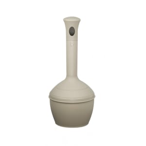 332-268502 4 gal Cease-Fire® Cigarette Butt Receptacle - 38"H, Polyethylene, Sierra Tan