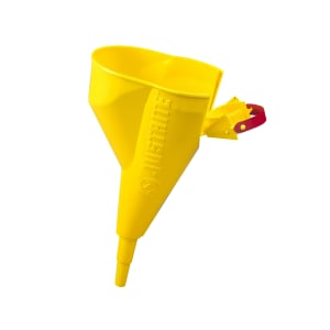 332-11202Y Funnel for Steel Type I Safety Cans Only - Polyethylene, Yellow