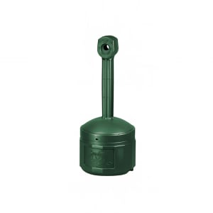 332-26806G 1 gal Cease-Fire® Cigarette Butt Receptacle - 30"H, Polyethylene, Forest Green