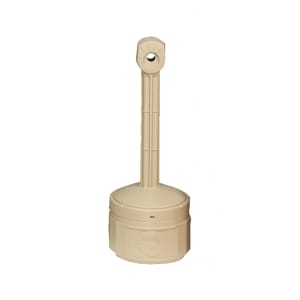 332-26806B 1 gal Cease-Fire® Cigarette Butt Receptacle - 30"H, Polyethylene, Adobe Beige