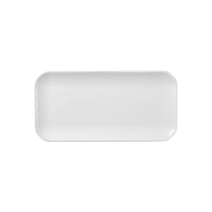893-APRD26ST1 Oblong Alchemy®Abstract Tray - 10 1/2" x 5 1/8", Fine China, White 