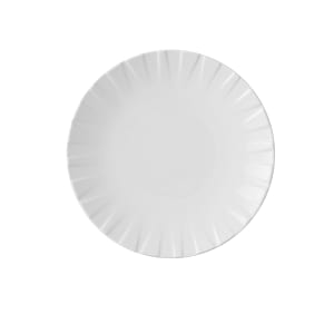 893-APRDAF581 10 5/8" Round Alchemy® Abstract Coupe Plate - Fine China, White