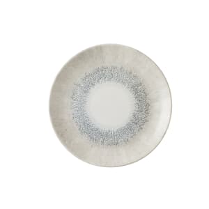 893-FSGYEV101 10 1/4" Round Studio Prints® Fusion Coupe Plate - Ceramic, Agate Gray