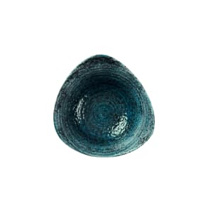 893-HCBLTRB91 21 oz Triangular Studio Prints® Homespun Chroma Bowl - Ceramic, Marine