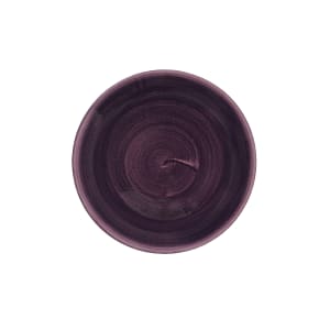 893-PADPEVP81 8 2/3" Round Stonecast® Patina Coupe Rolled Edge Plate - Ceramic, Deep Purple