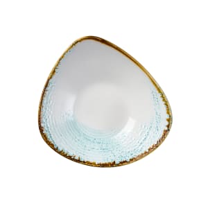 893-HAAMTRB91 21 oz Triangular Studio Prints® Homespun Accents Bowl - Ceramic, Aquamarine