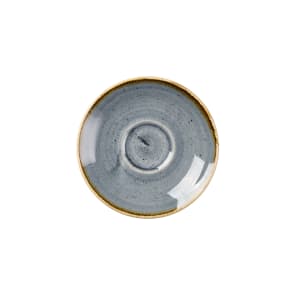 893-SBBSESS1 4 1/2" Round Stonecast® Saucer for SBBSCEB91 - Ceramic, Blueberry