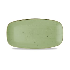 893-SSASXO111 11 3/4" x 6" Oblong Stonecast® Rolled Edge Chefs' Plate No. 3 - Cera...