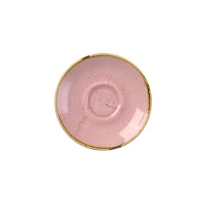 893-SPPSESS1 4 1/2" Round Stonecast® Saucer for SPPSCEB91 - Ceramic, Petal Pink