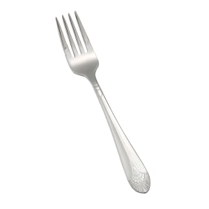 080-003106 6 3/4" Salad Fork with 18/8 Stainless Grade, Peacock Pattern