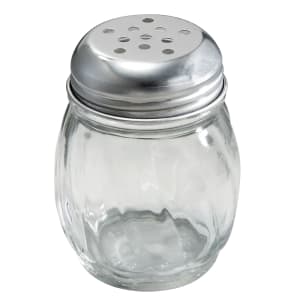 080-G107 Glass Cheese Shaker w/ Perforated Top